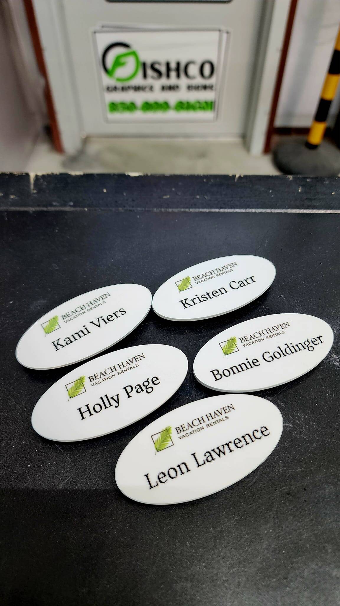 Name Badges | Panama City & Panama City Beach, FL | FISHCO Graphics and ...